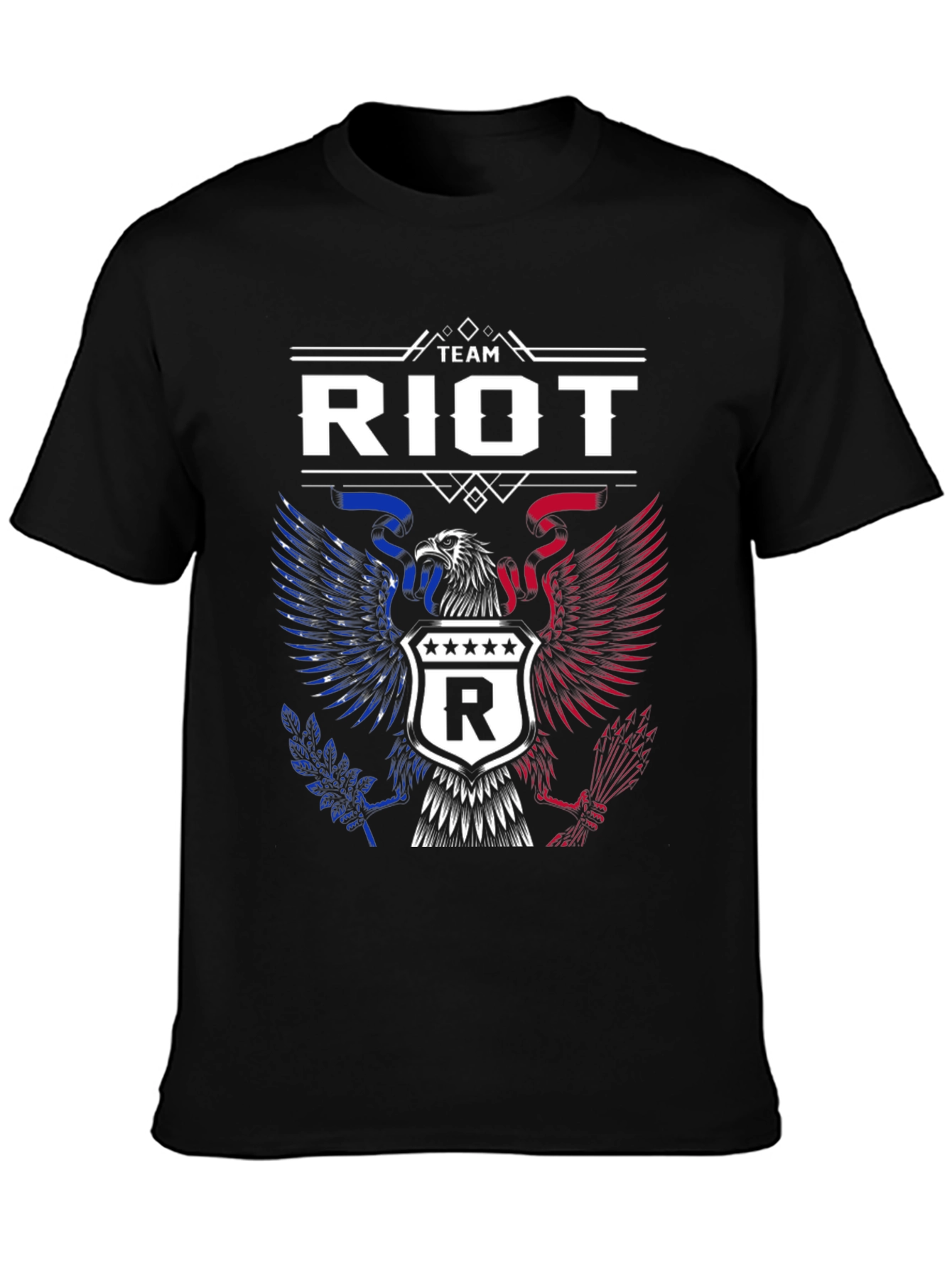 Camiseta Team Riot - Diseño Patriótico
