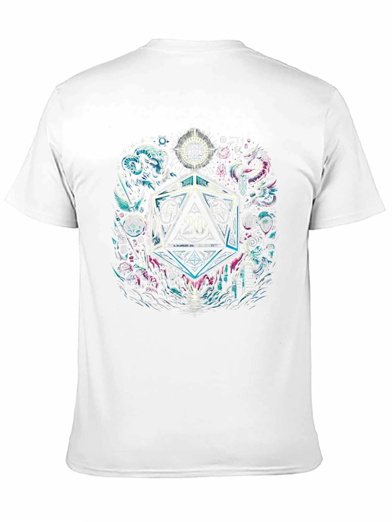 Camiseta Negra D20 Fantasía