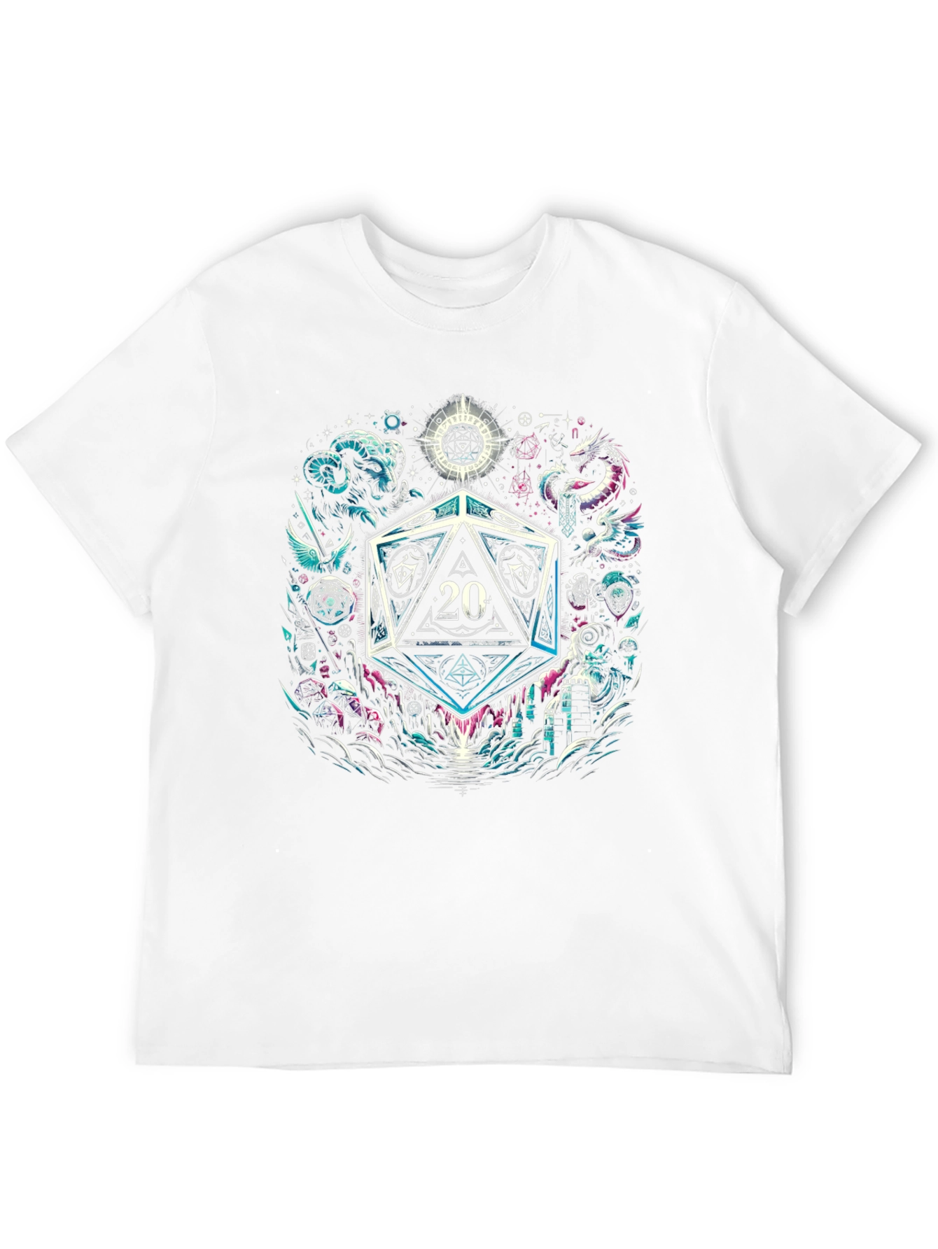 Camiseta Negra D20 Fantasía