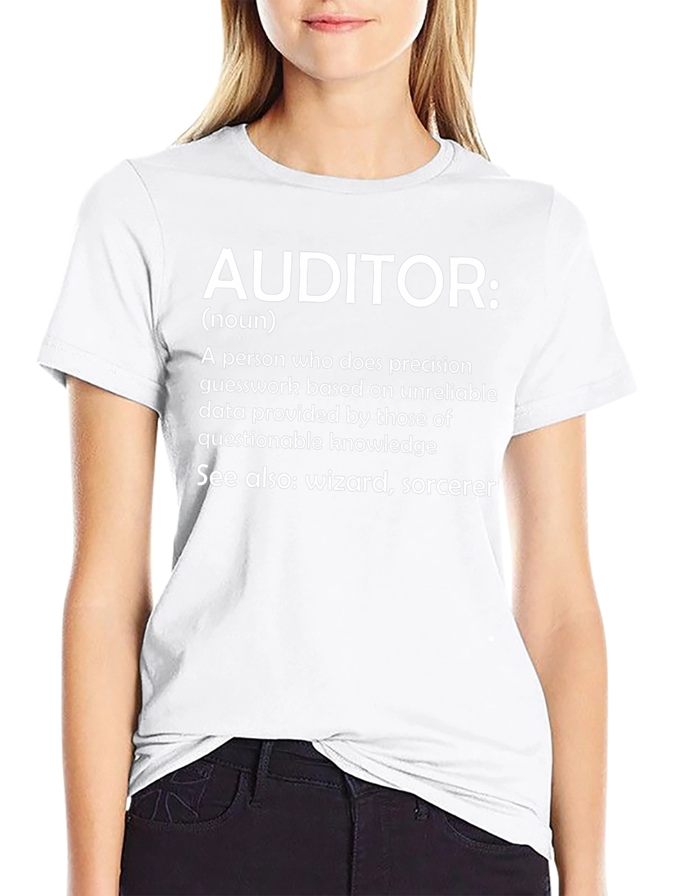 Camiseta Auditor: Definición con Humor
