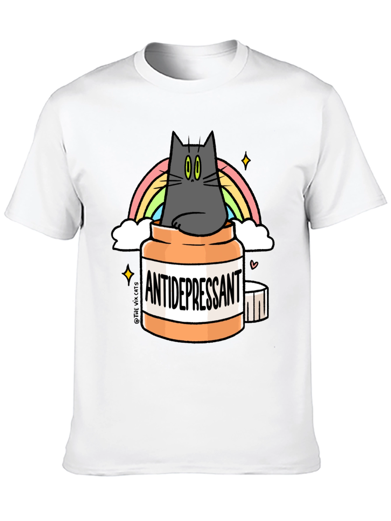 Camiseta Antidepresivo Gatuno - Humor y Estilo