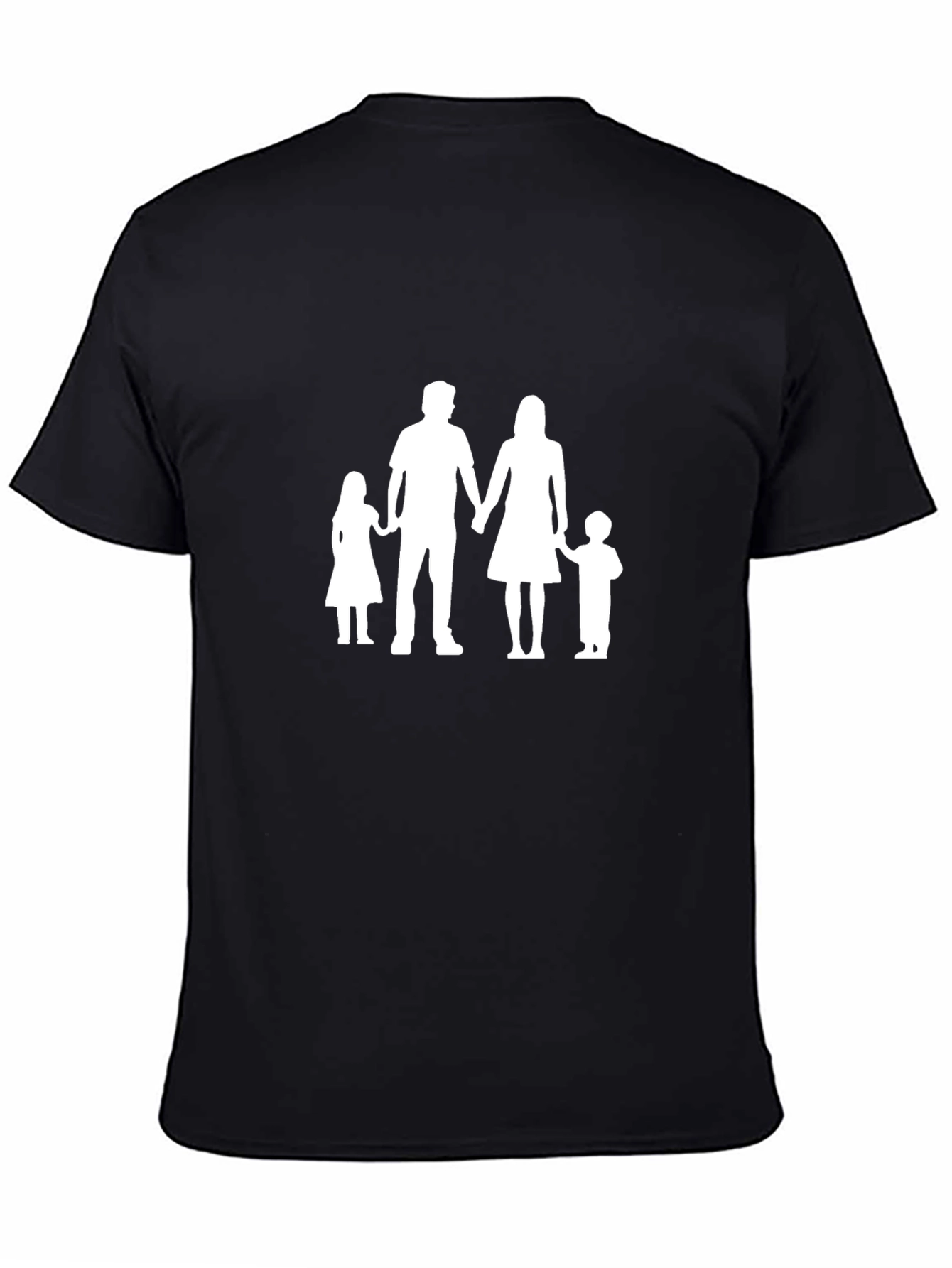 Camiseta Negra Familiar: Estilo y Unidad