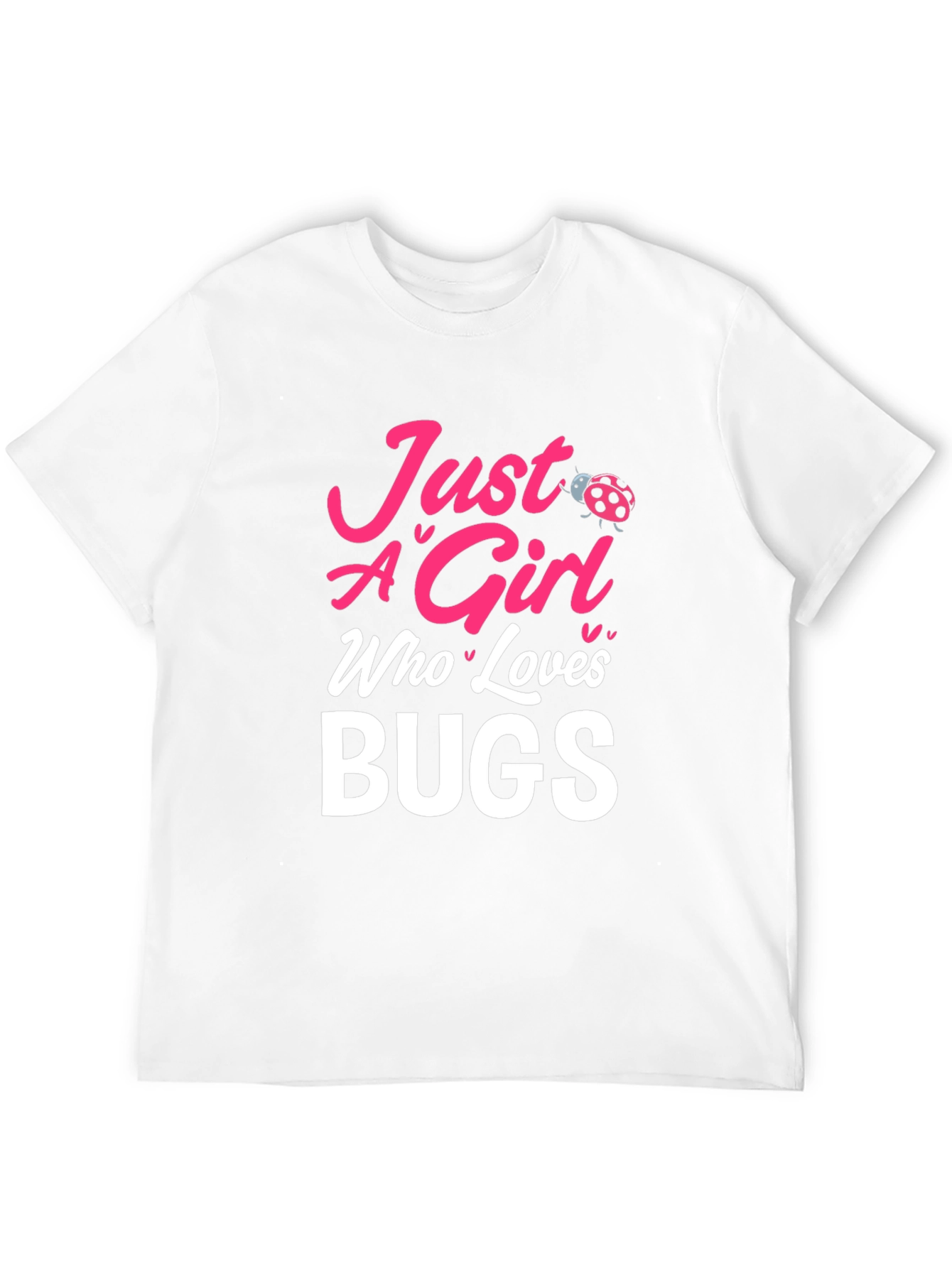 Camiseta Negra Just A Girl Who Loves Bugs