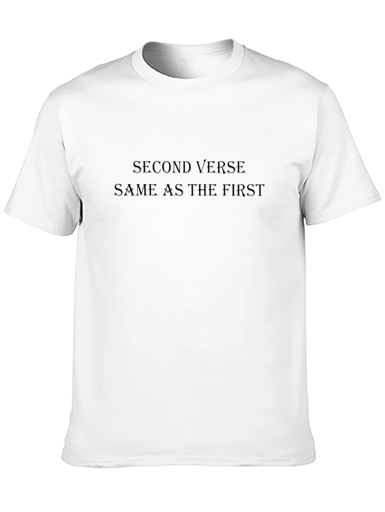 Camiseta Negra Second Verse Same as the First