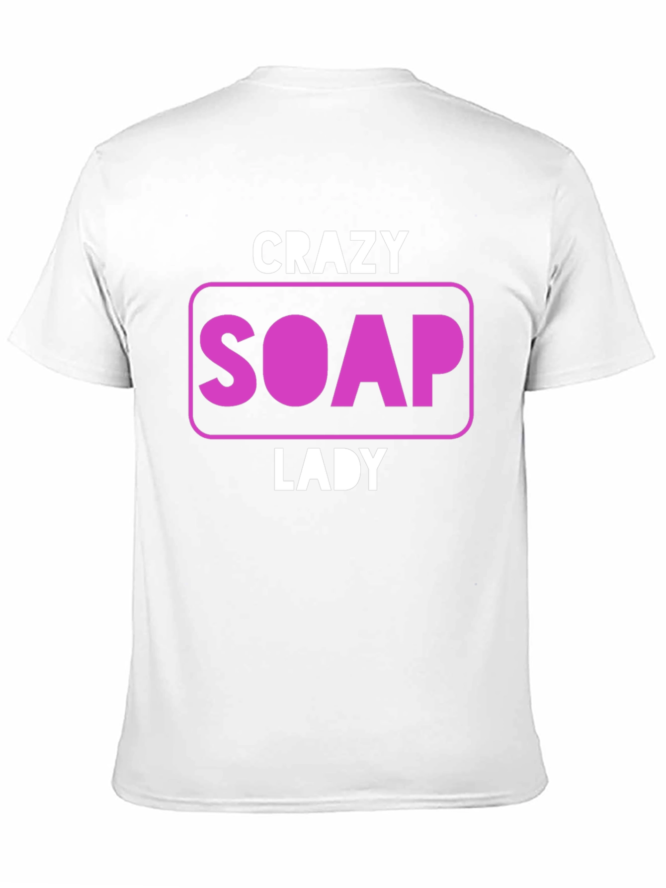 Camiseta Negra Divertida Crazy Soap Lady