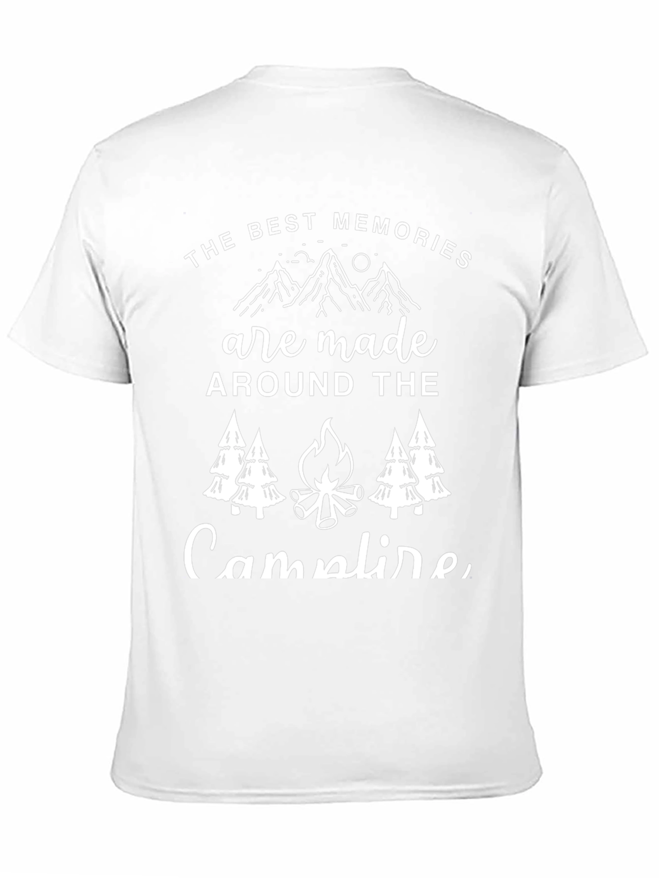 Camiseta Negra Los Mejores Recuerdos en la Fogata