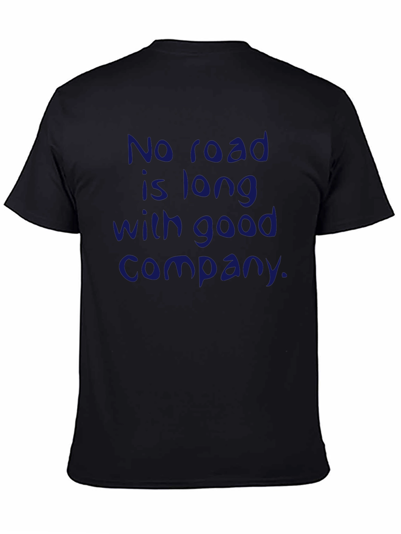 Camiseta Negra con Frase Inspiradora