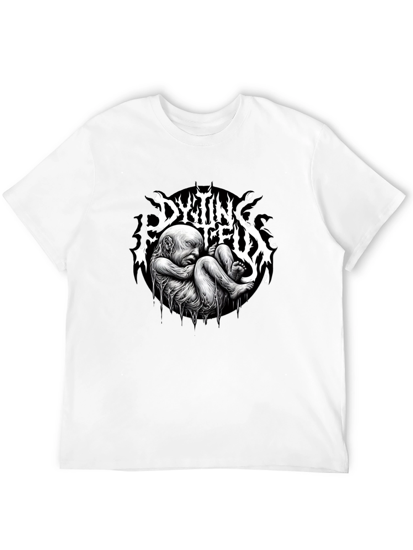 Camiseta Negra DYTIN FEUX - Diseño Único