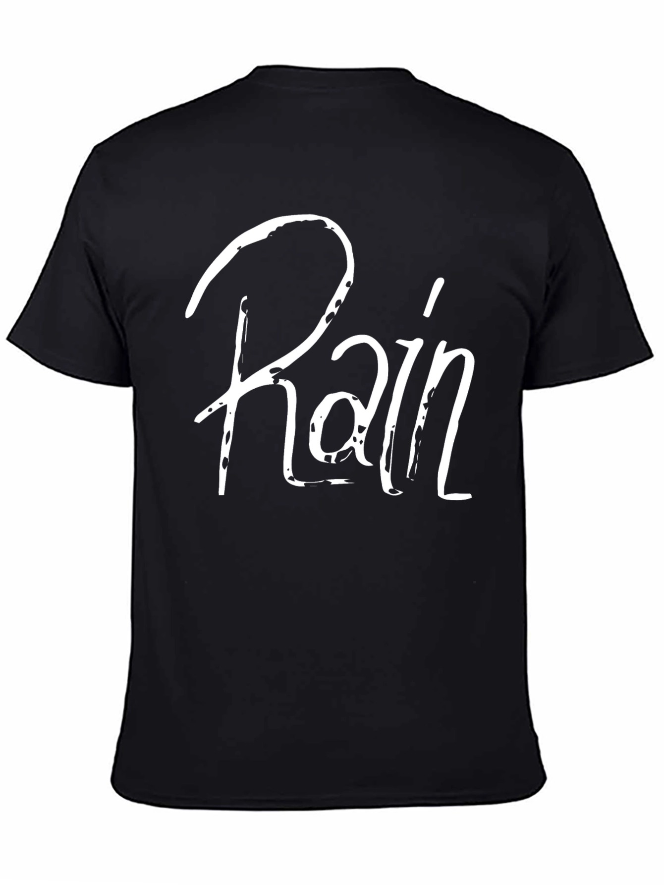 Camiseta Negra Rain para Hombre