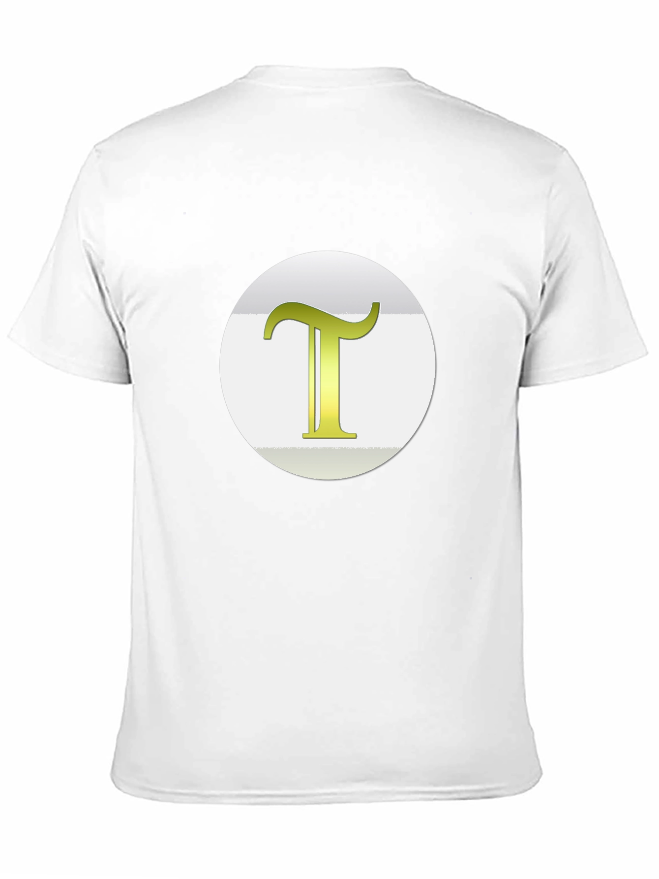 Camiseta Negra con Letra T Dorada