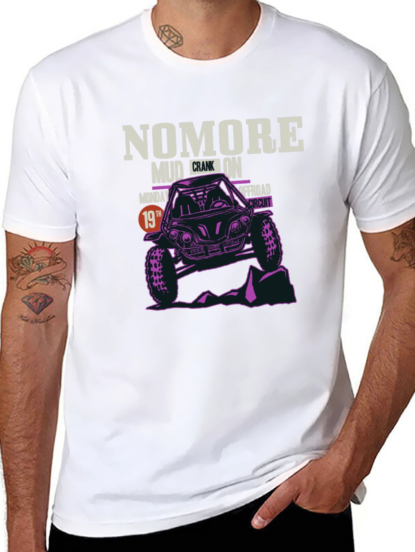 Camiseta Negra NOMORE Offroad Circuit