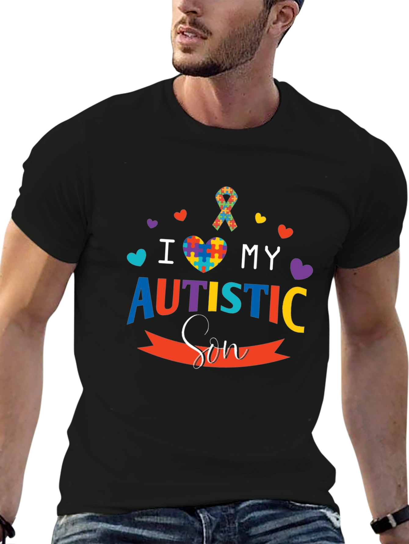 Camiseta Amo a mi Hijo Autista