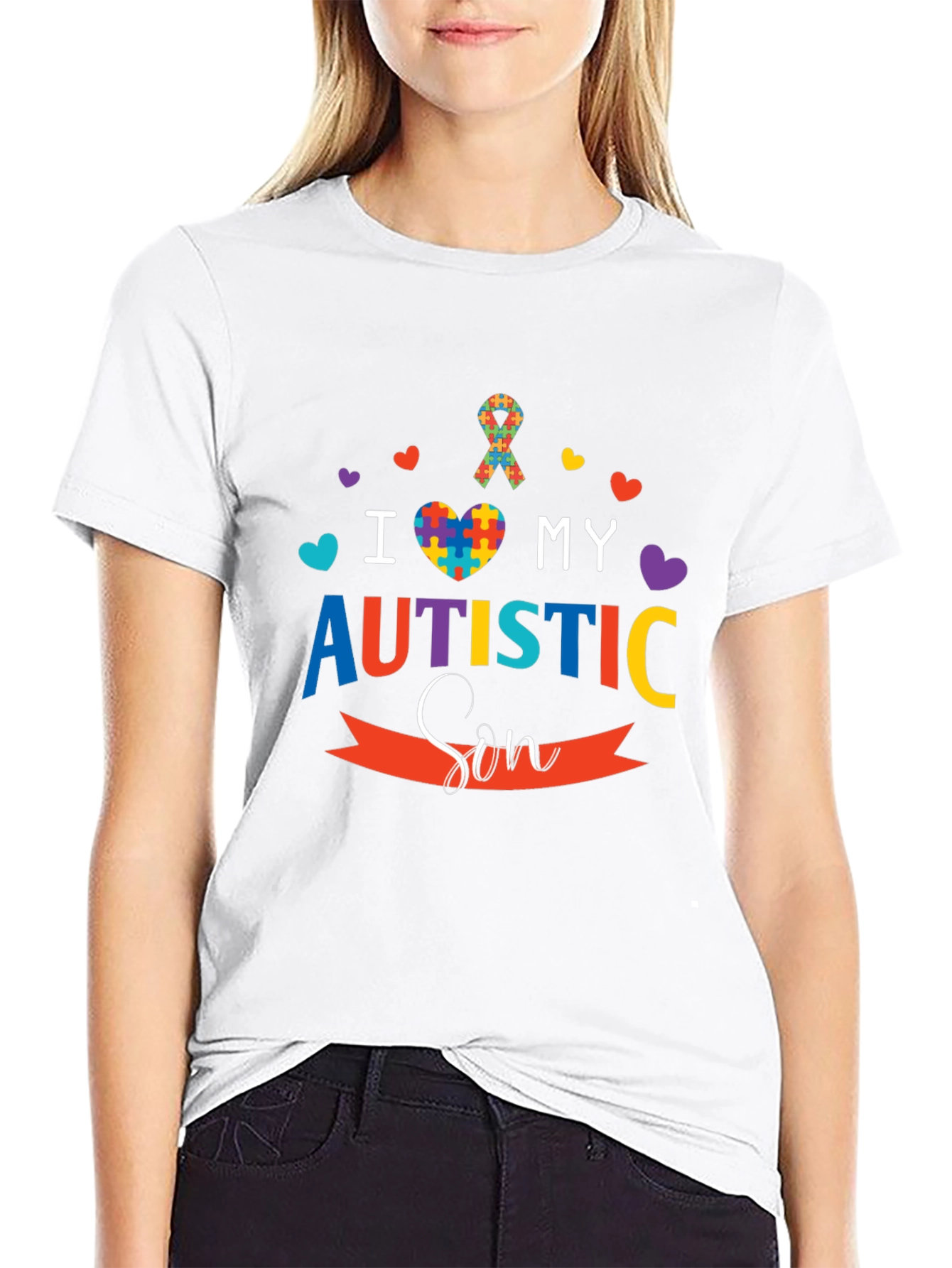 Camiseta Amo a mi Hijo Autista