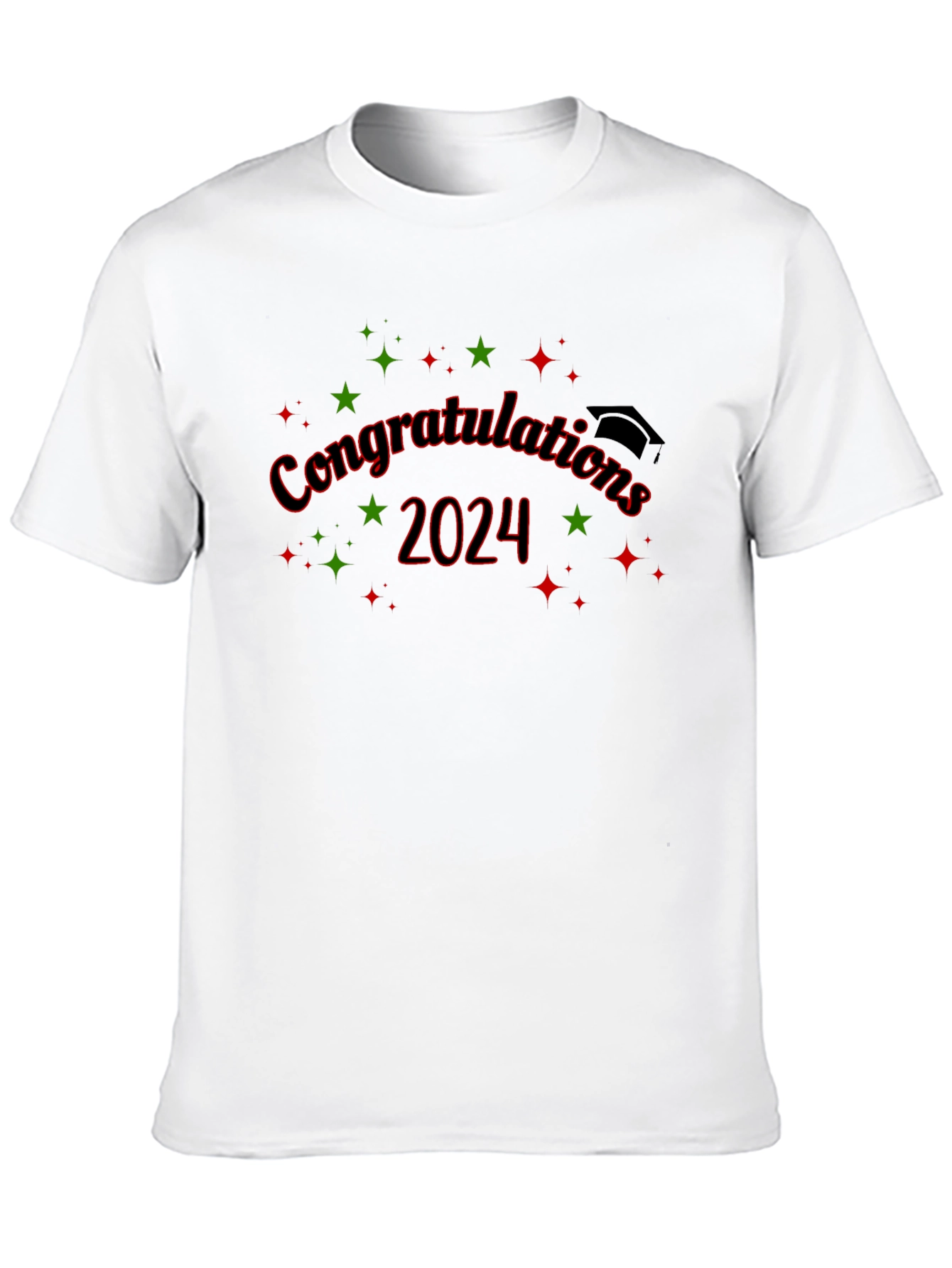 Camiseta Negra de Graduación 2024 - ¡Felicidades!