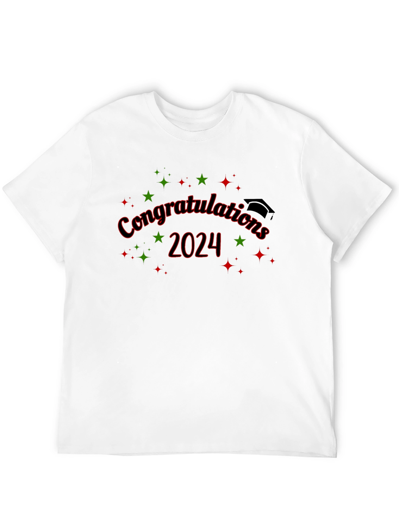 Camiseta Negra de Graduación 2024 - ¡Felicidades!