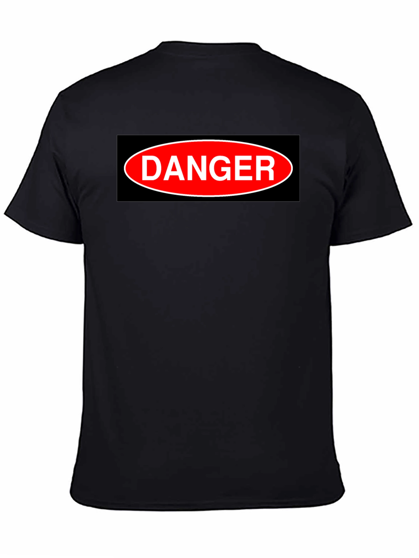 Camiseta Negra DANGER - Estilo Casual y Atrevido