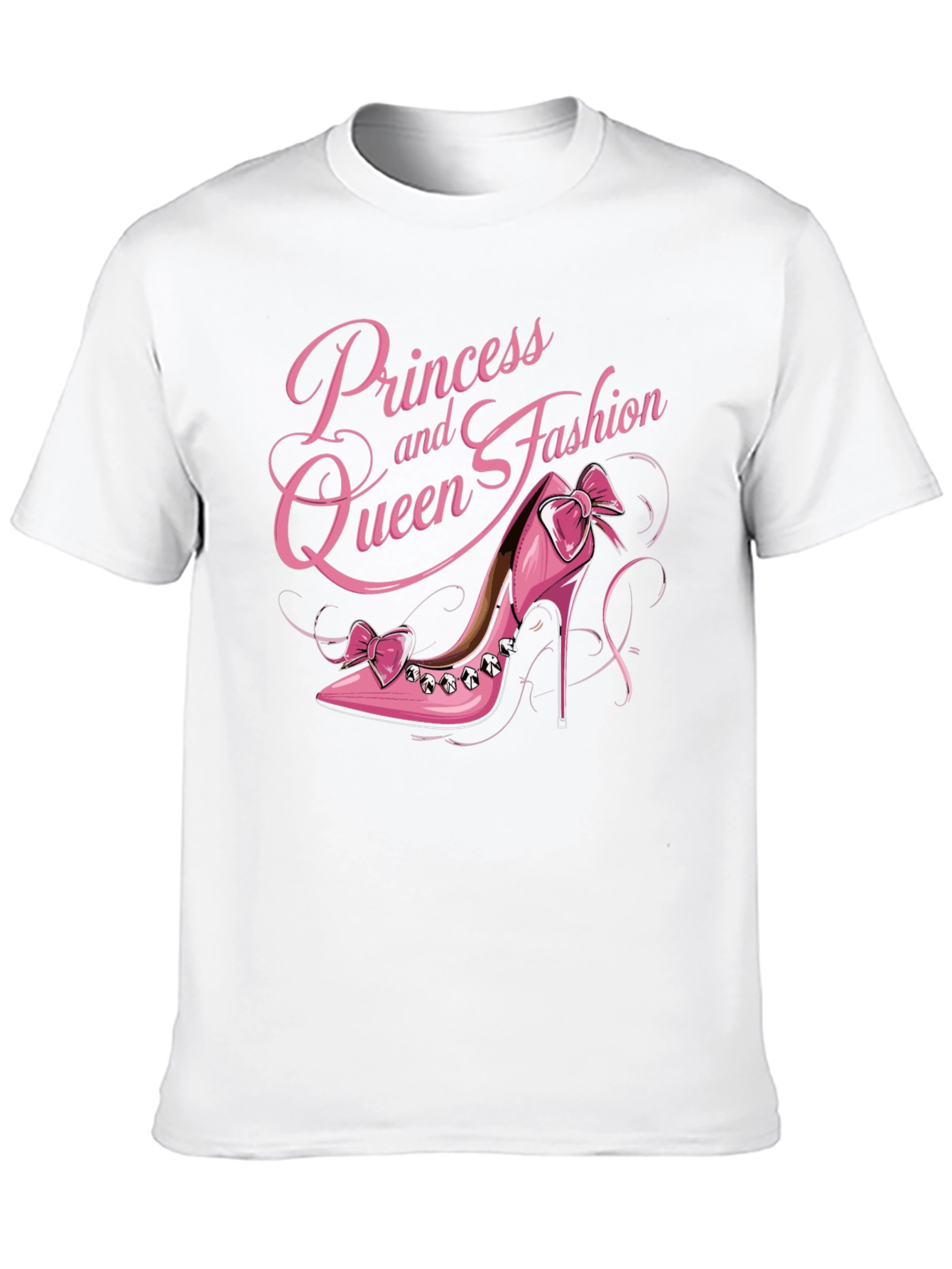 Camiseta Negra Princesa y Reina