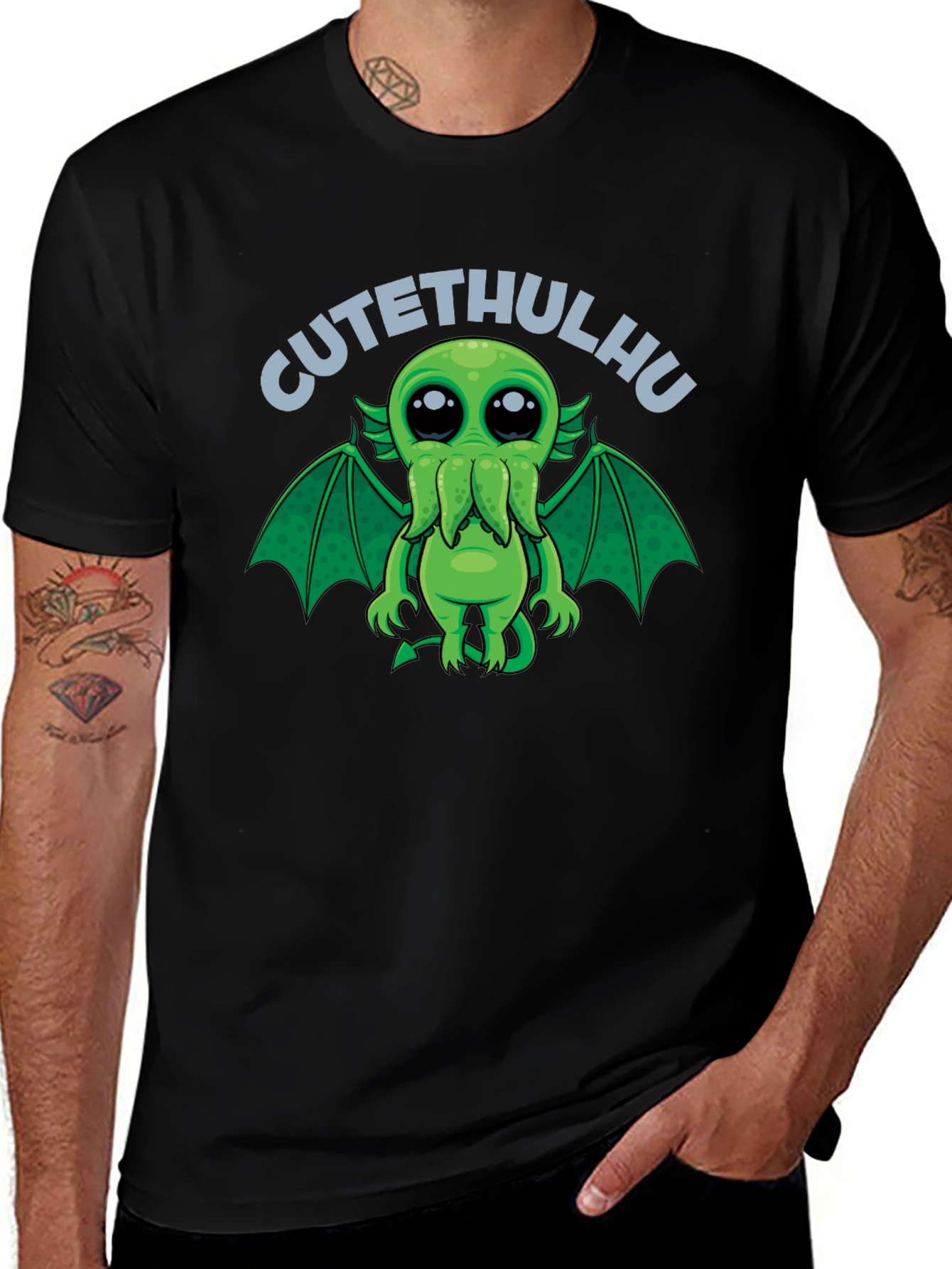 Camiseta Negra Cutethulhu