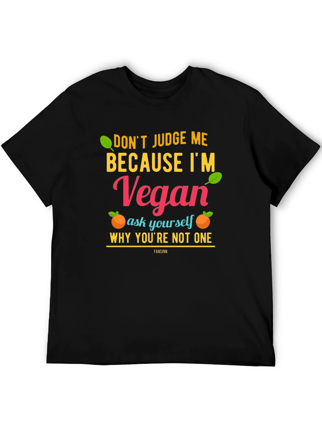 Camiseta Vegana: No me juzgues ¡sé vegano!