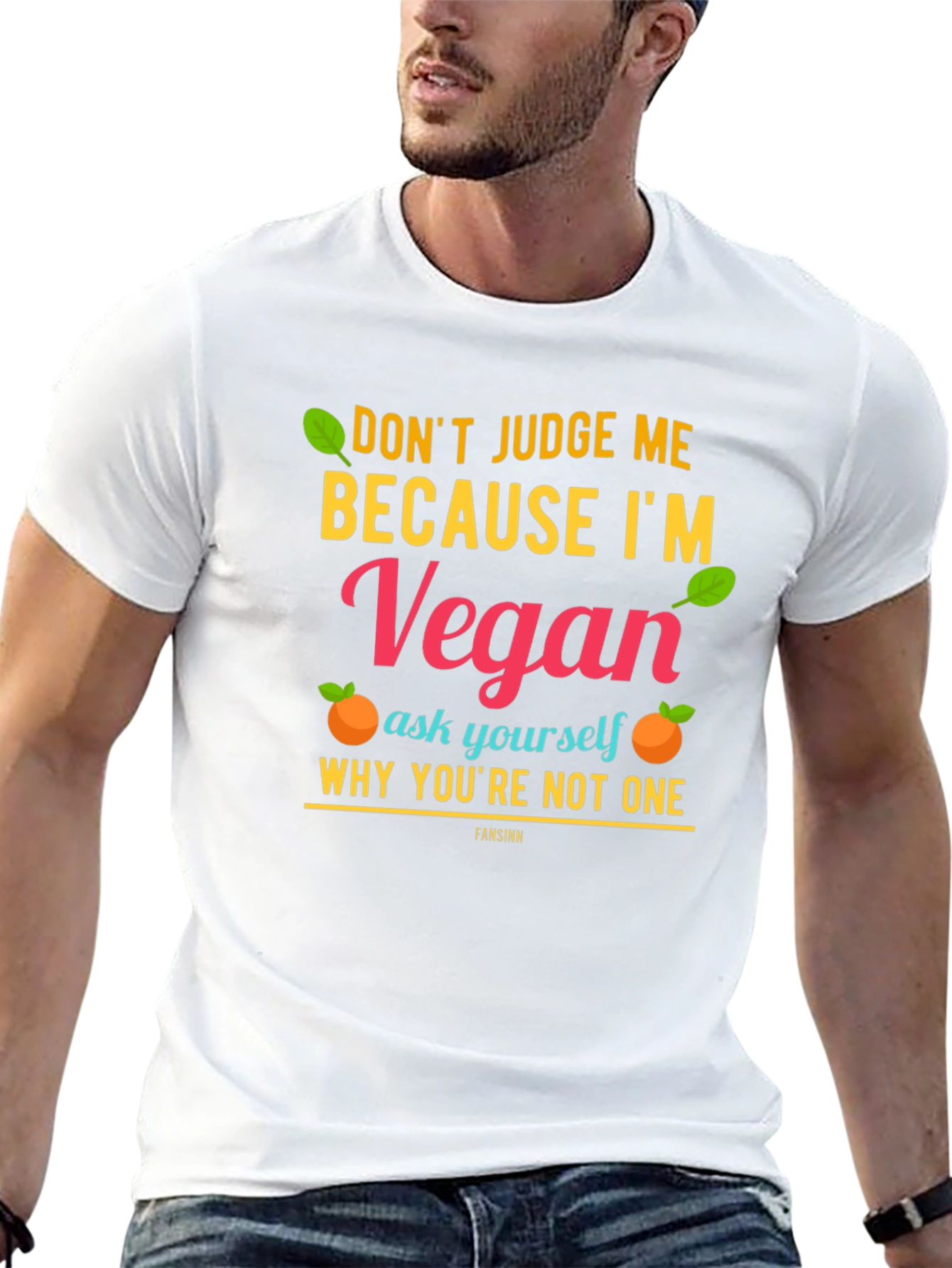 Camiseta Vegana: No me juzgues ¡sé vegano!