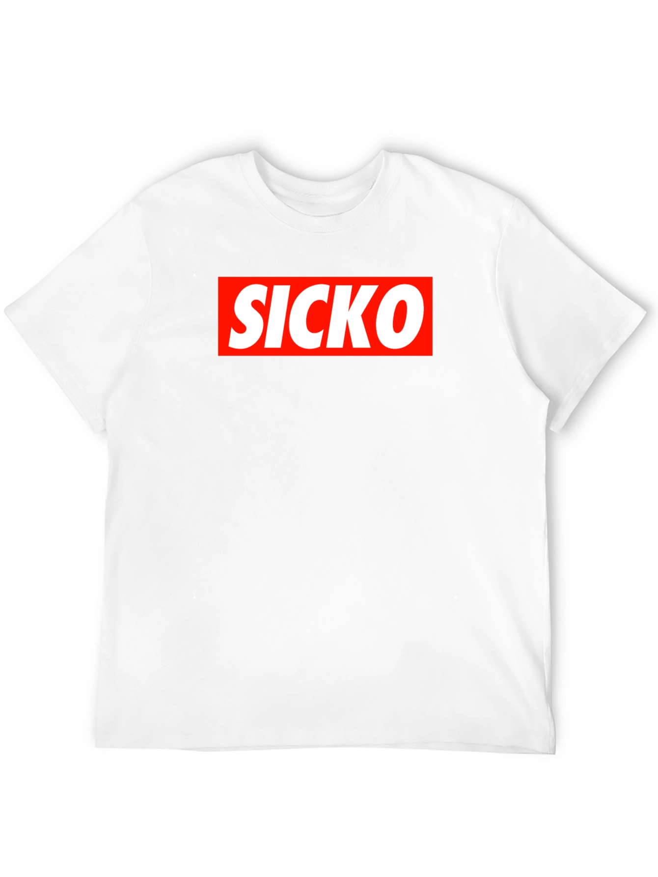 Camiseta Negra SICKO Estilo Urbano