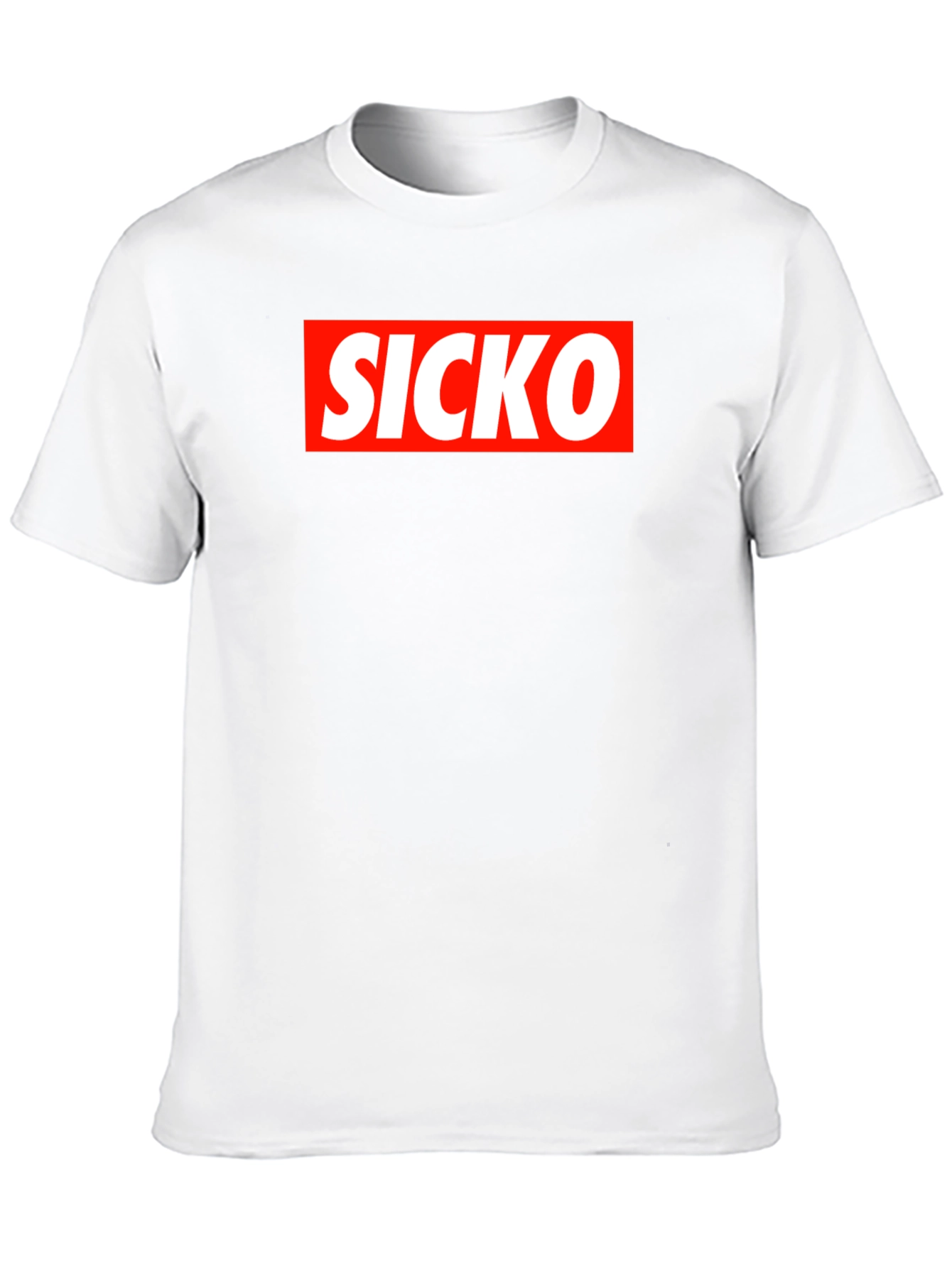 Camiseta Negra SICKO Estilo Urbano