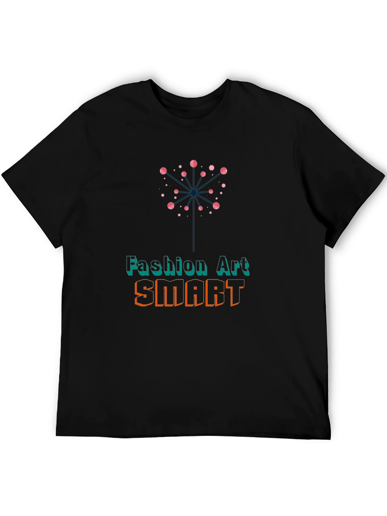 Camiseta Negra con Diseño Artístico y Urbano