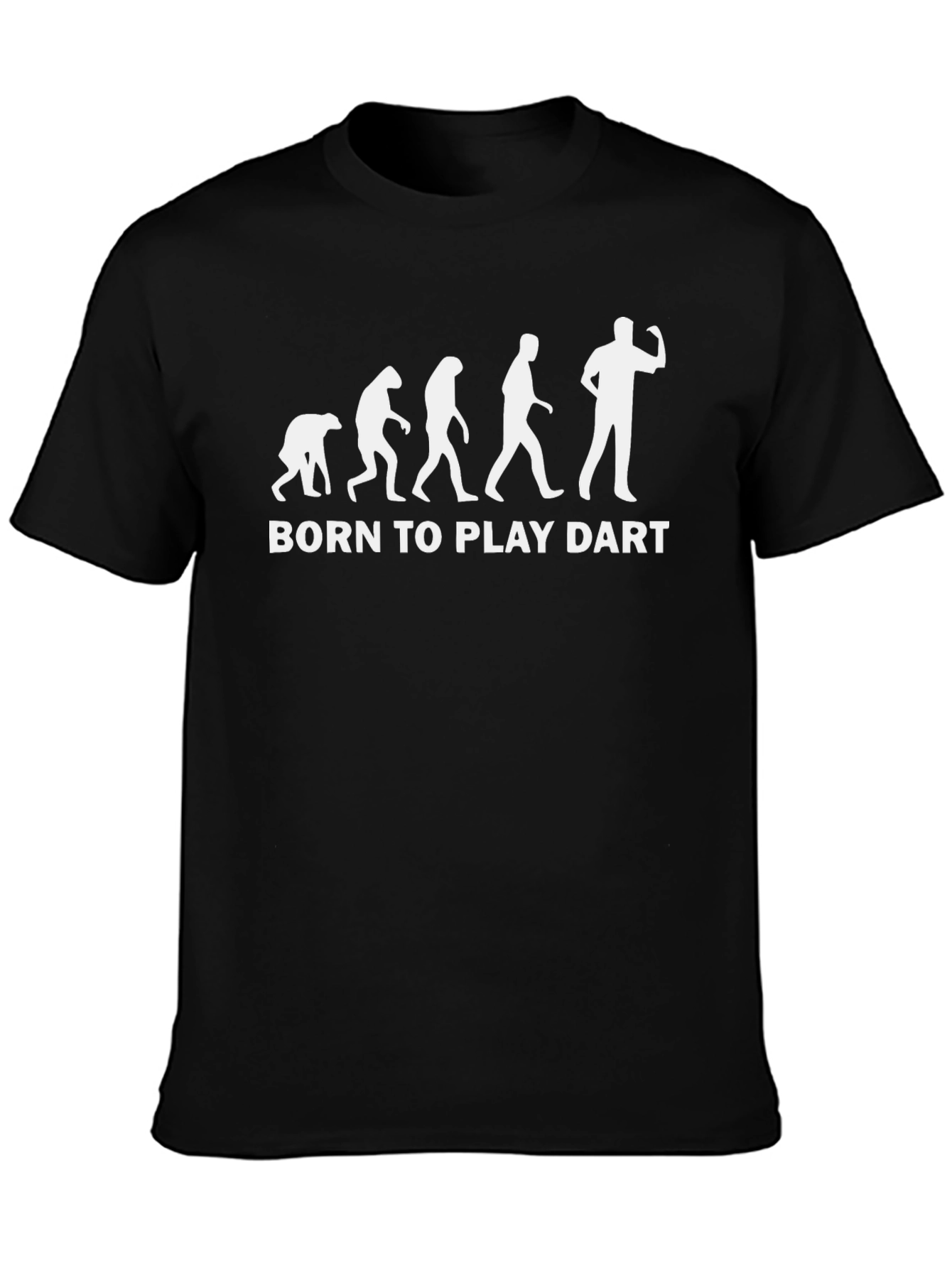 Camiseta Negra Evolución Dardos Hombre