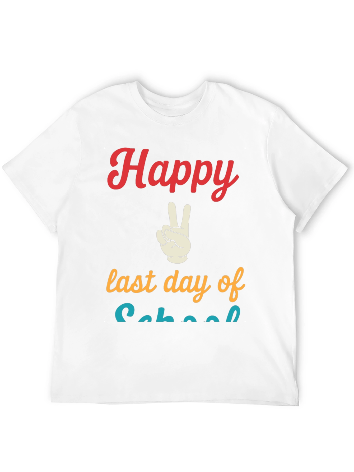 Camiseta Feliz Último Día de Escuela