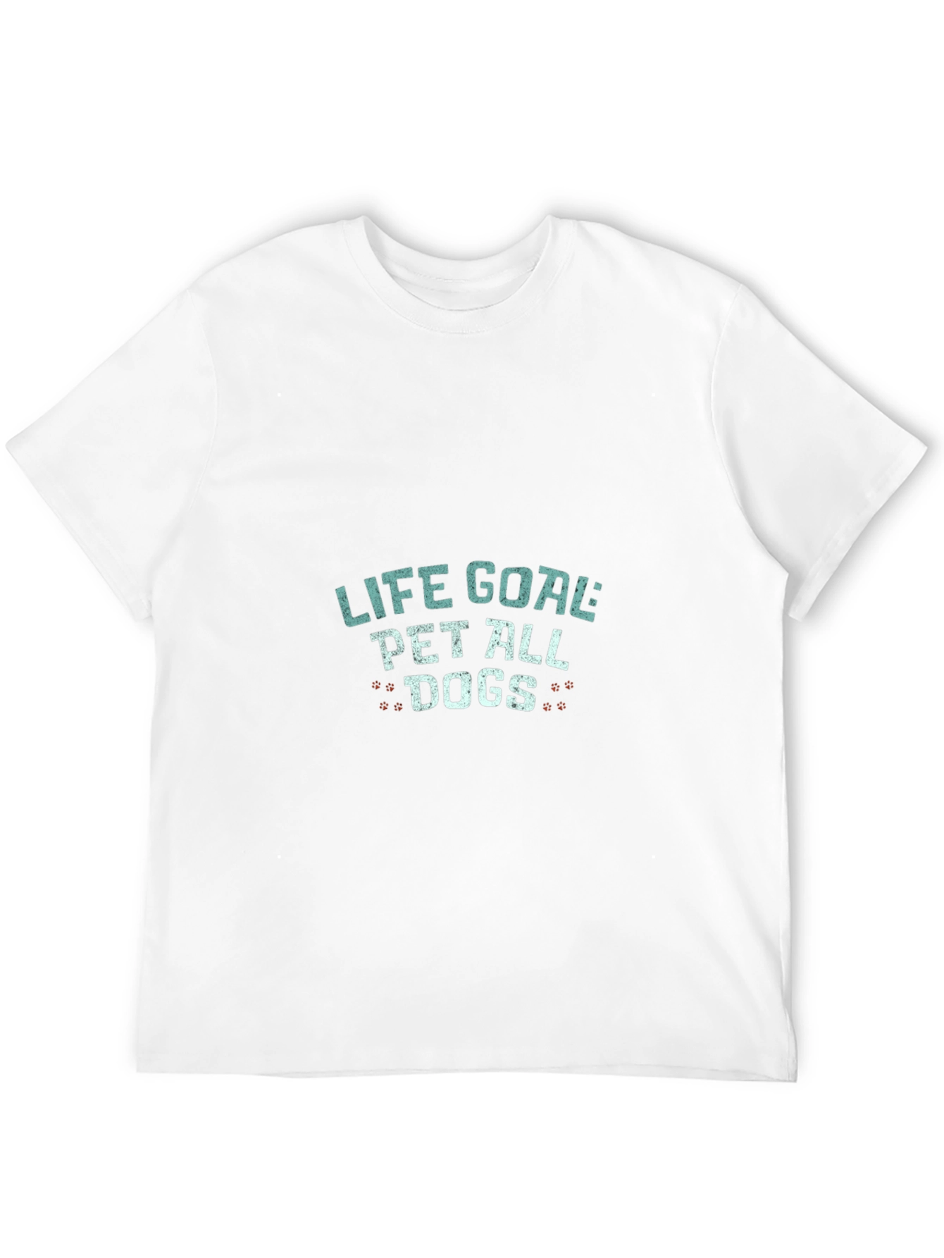 Camiseta Negra Life Goal Pet All Dogs