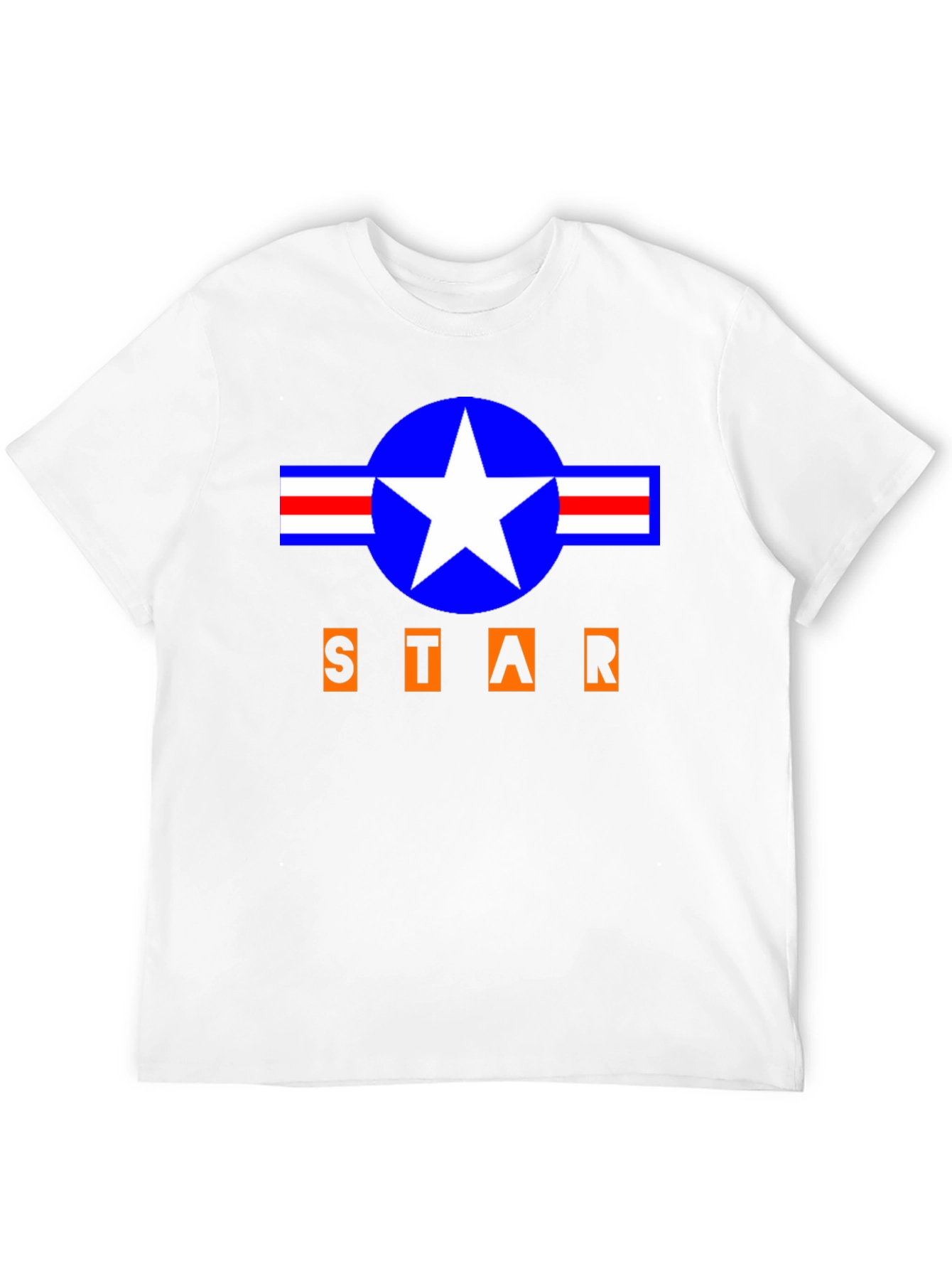 Camiseta Negra Estilo Militar STAR