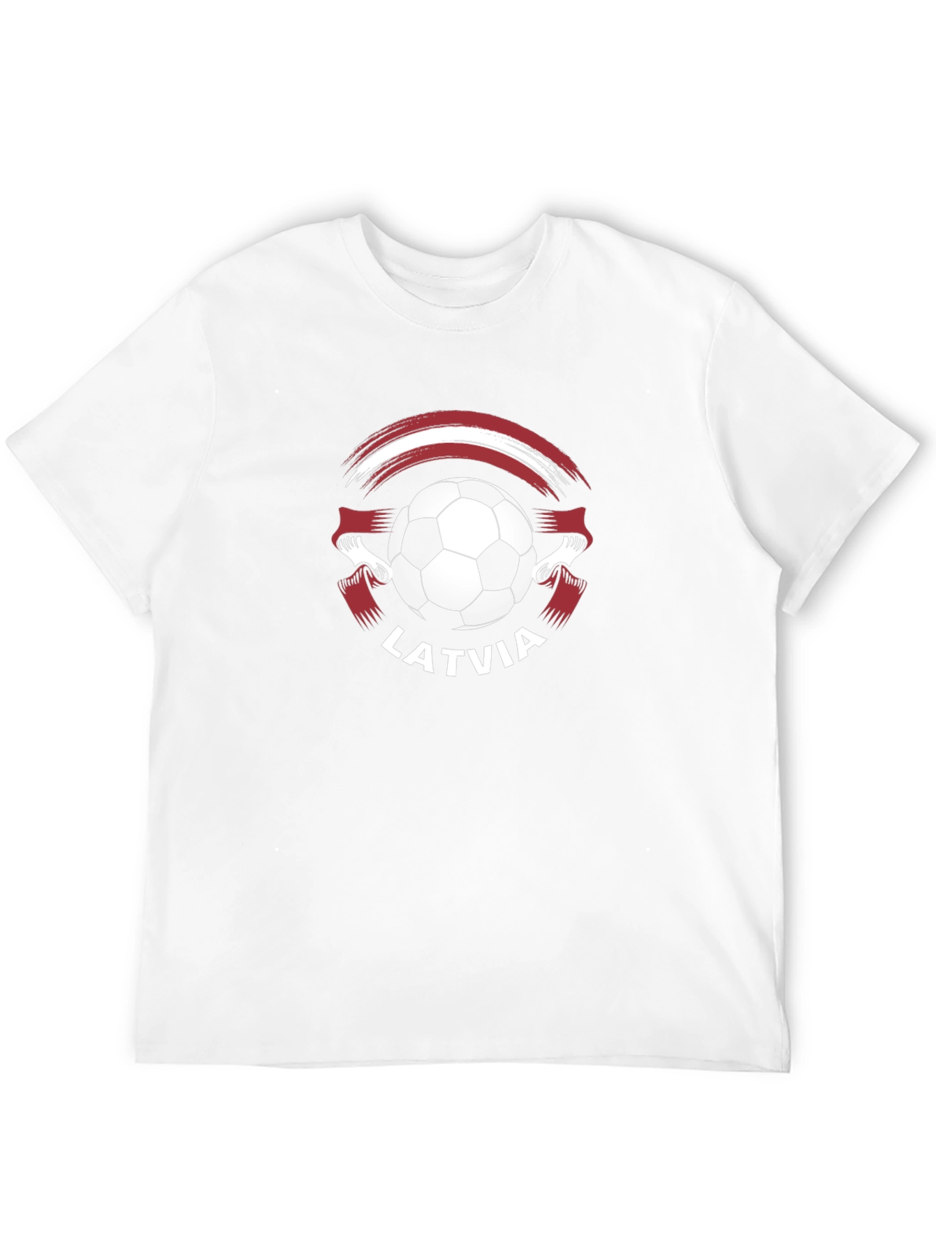 Camiseta Fútbol Letonia - Diseño Original
