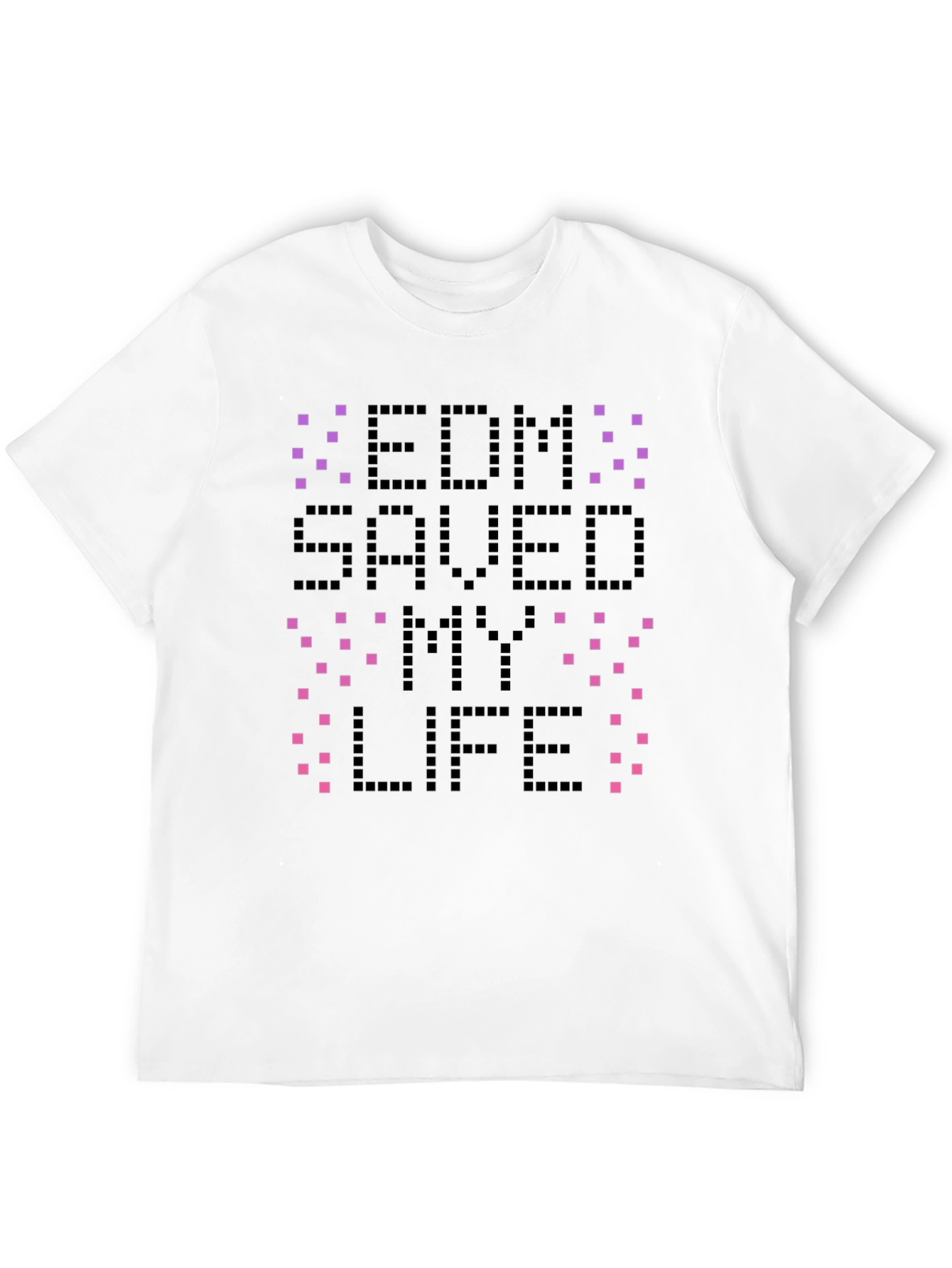 Camiseta Negra EDM Saved My Life