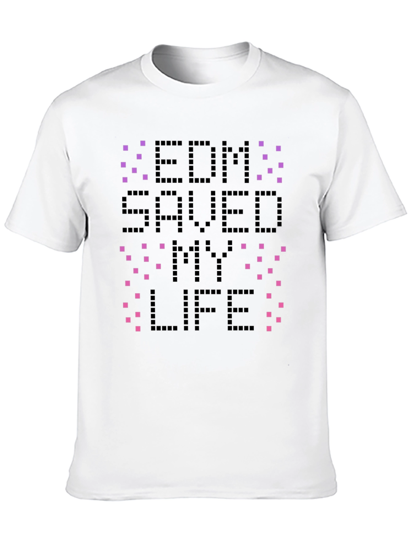 Camiseta Negra EDM Saved My Life