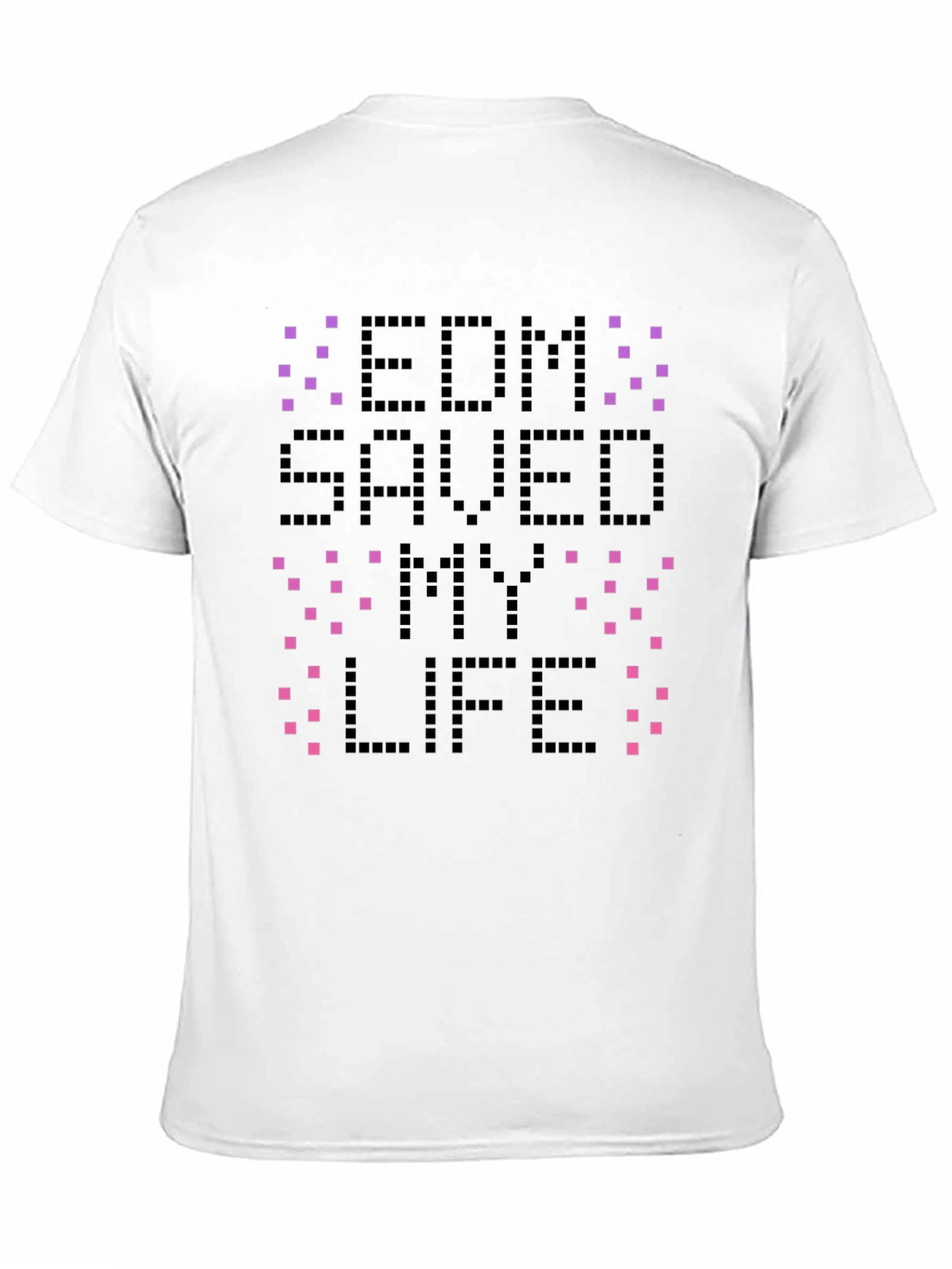 Camiseta Negra EDM Saved My Life