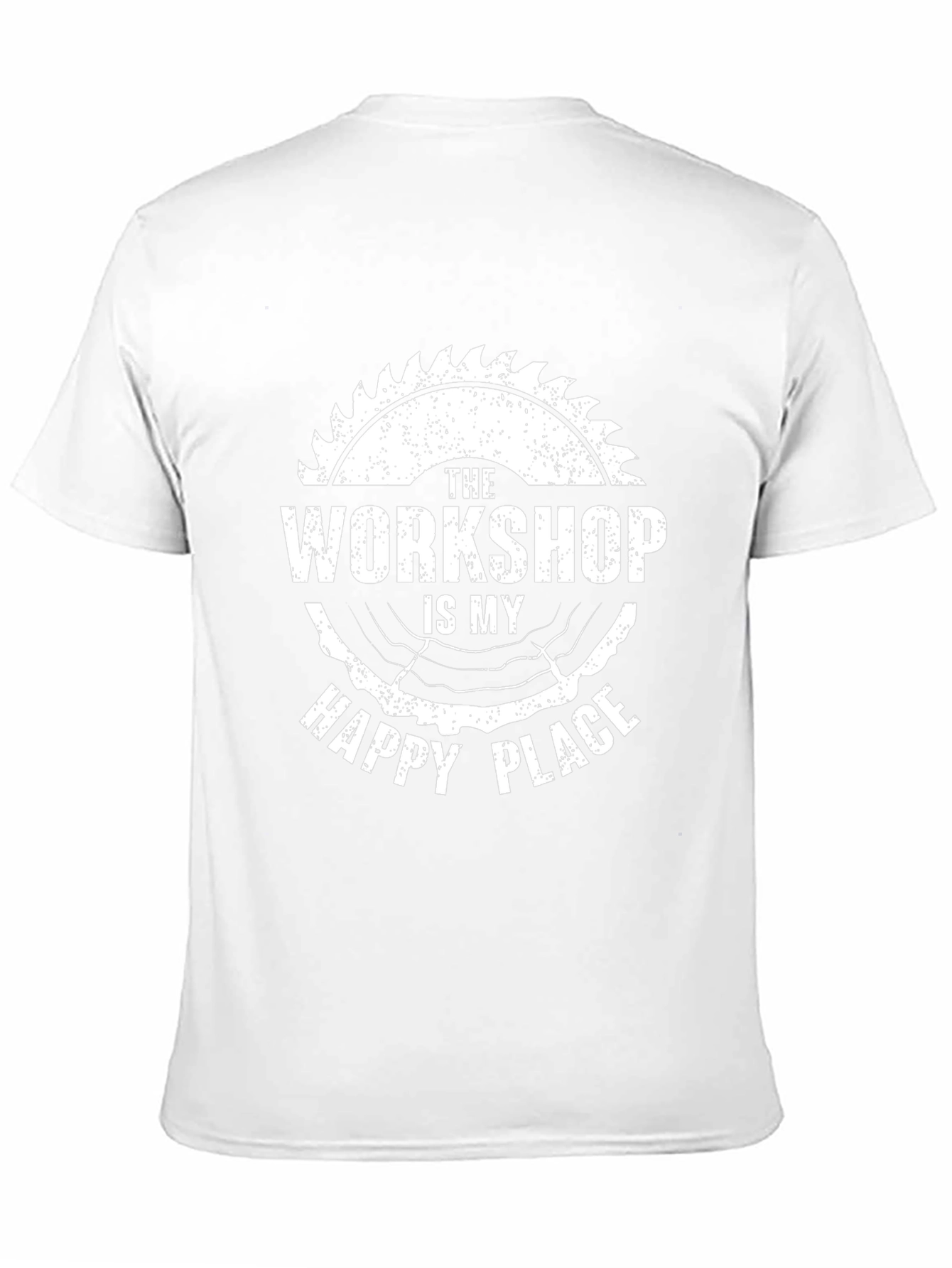 Camiseta Negra El Taller es Mi Lugar Feliz