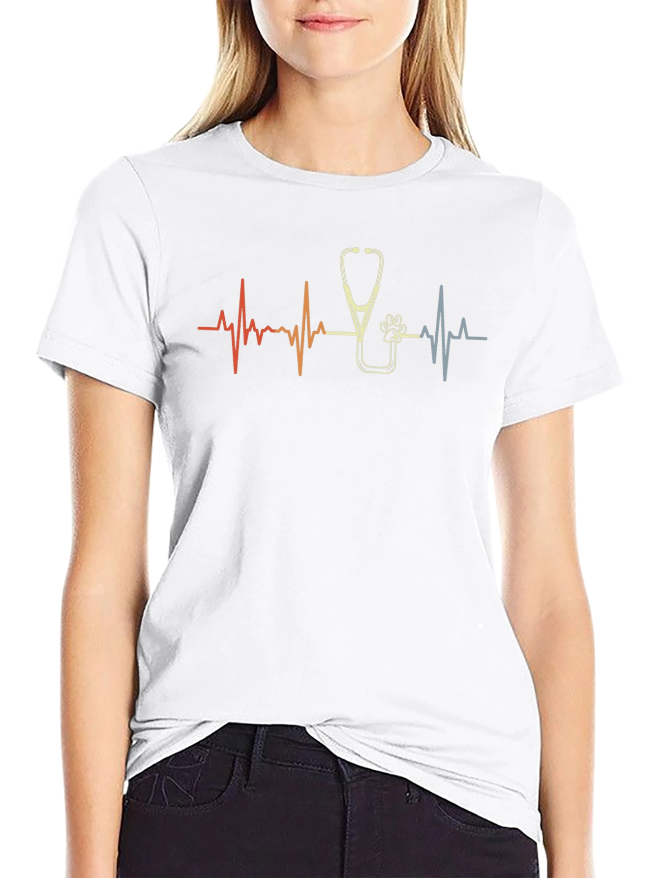 Camiseta Negra Latido Veterinaria