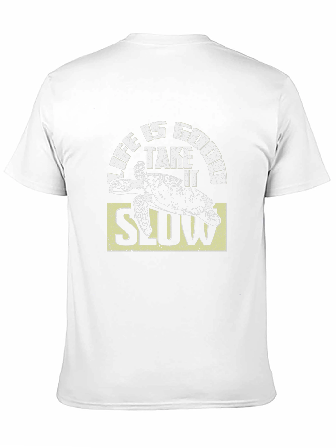Camiseta Negra Life is Good con Tortuga