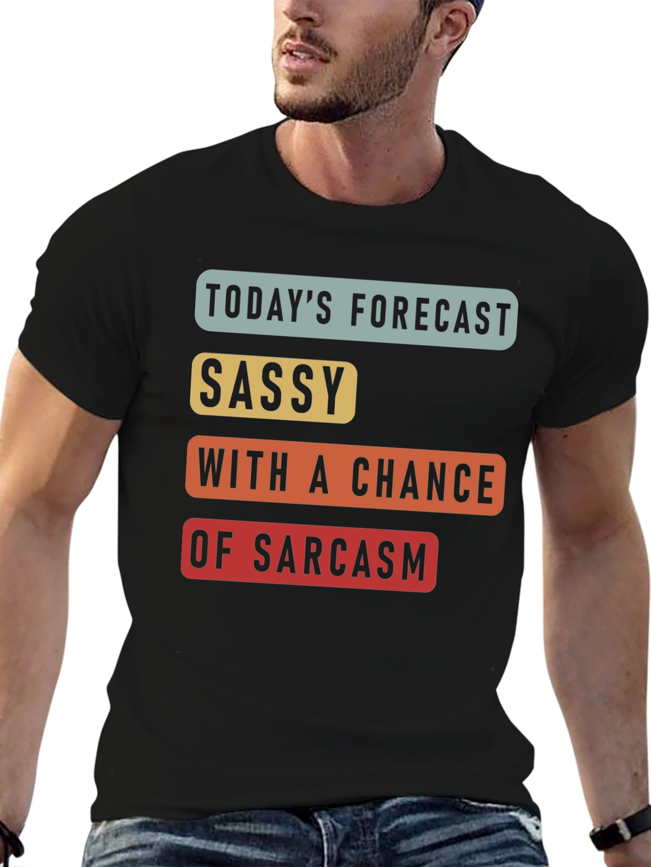 Camiseta Negra con Mensaje Divertido