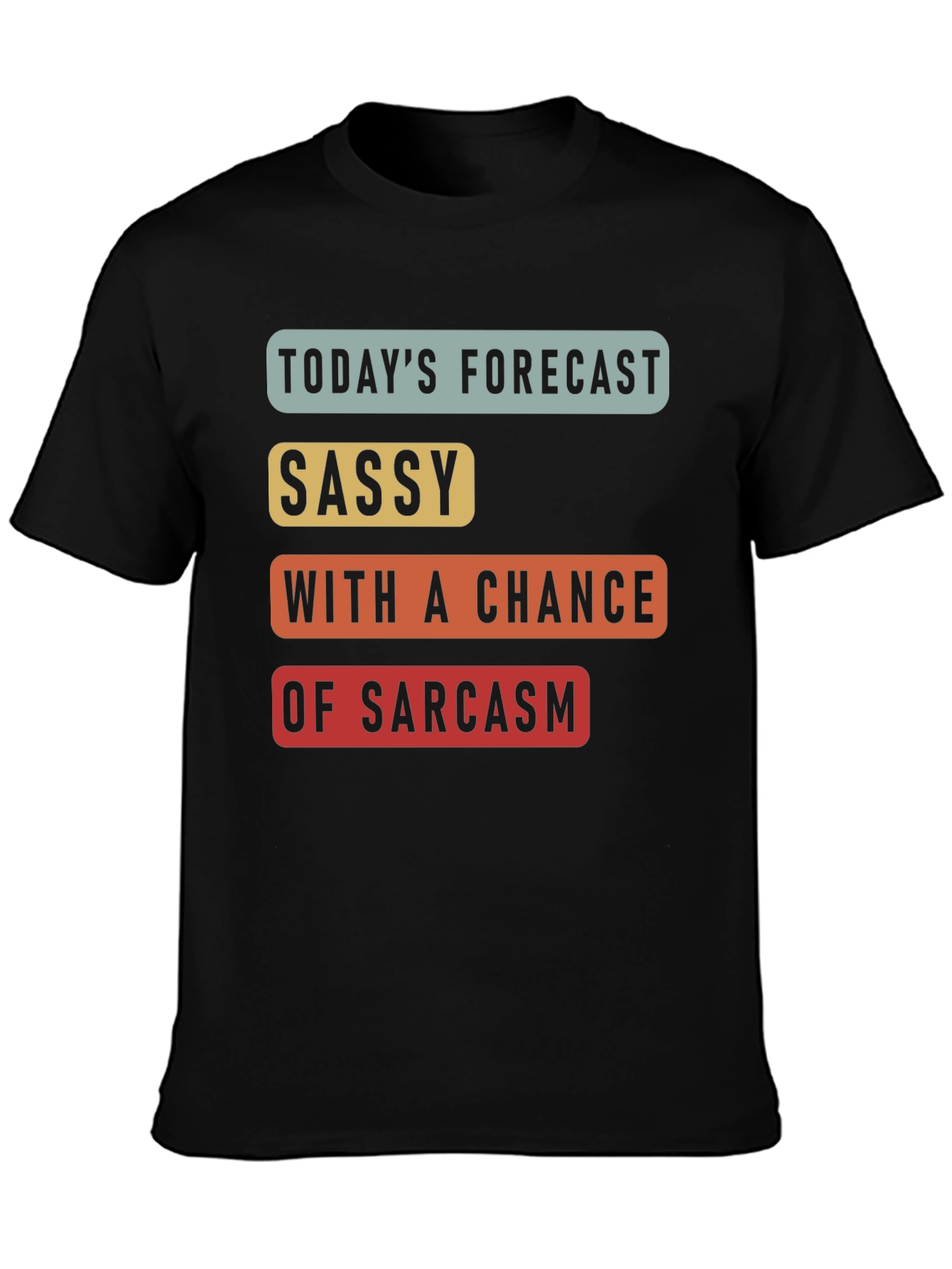 Camiseta Negra con Mensaje Divertido