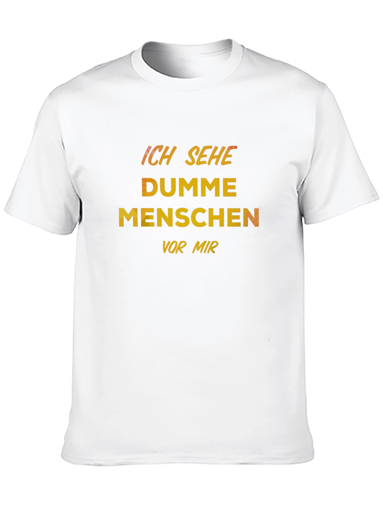 Camiseta Negra con Texto Veo Gente Tonta