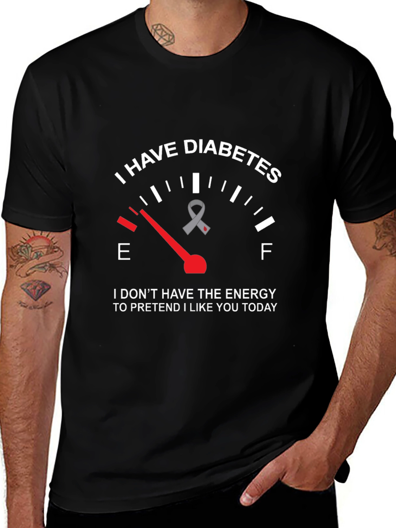 Camiseta: Diabetes y Energía Agotada