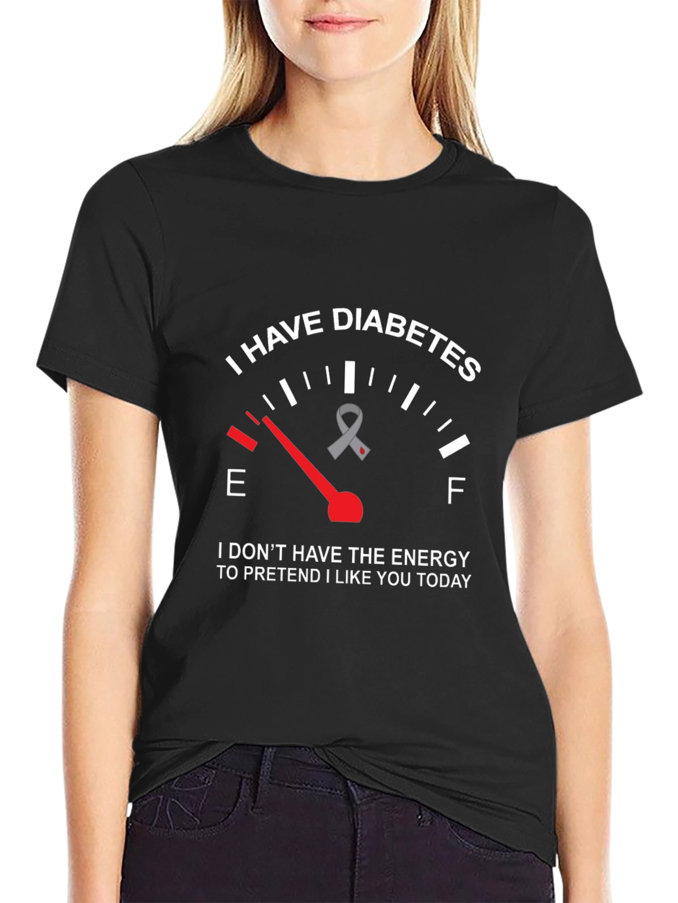 Camiseta: Diabetes y Energía Agotada