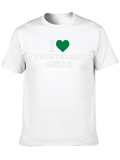Camiseta Negra Amo a las Vegetarianas