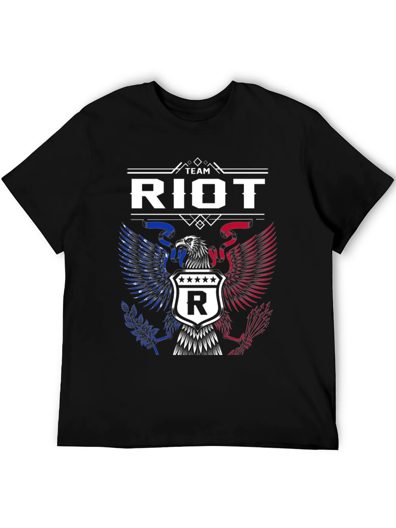 Camiseta Team Riot - Diseño Patriótico