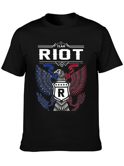 Camiseta Team Riot - Diseño Patriótico