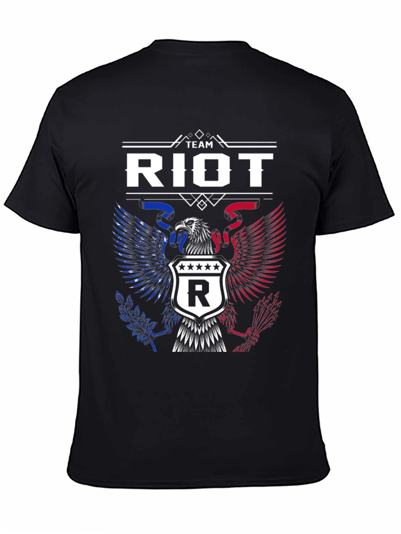 Camiseta Team Riot - Diseño Patriótico