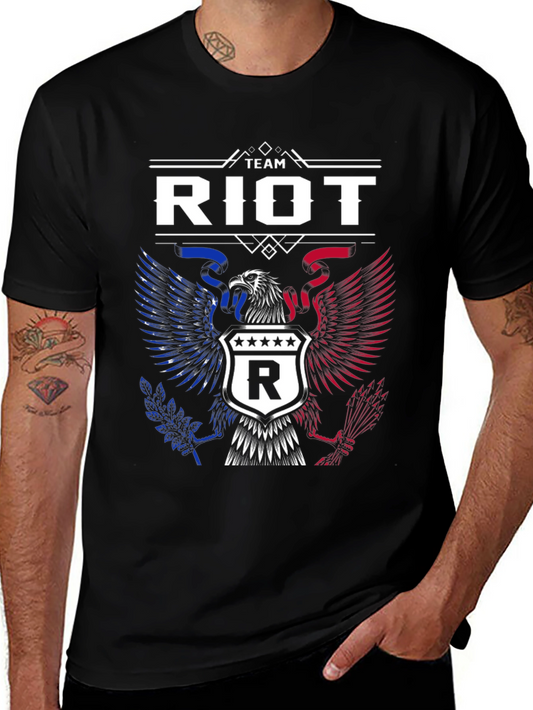Camiseta Team Riot - Diseño Patriótico