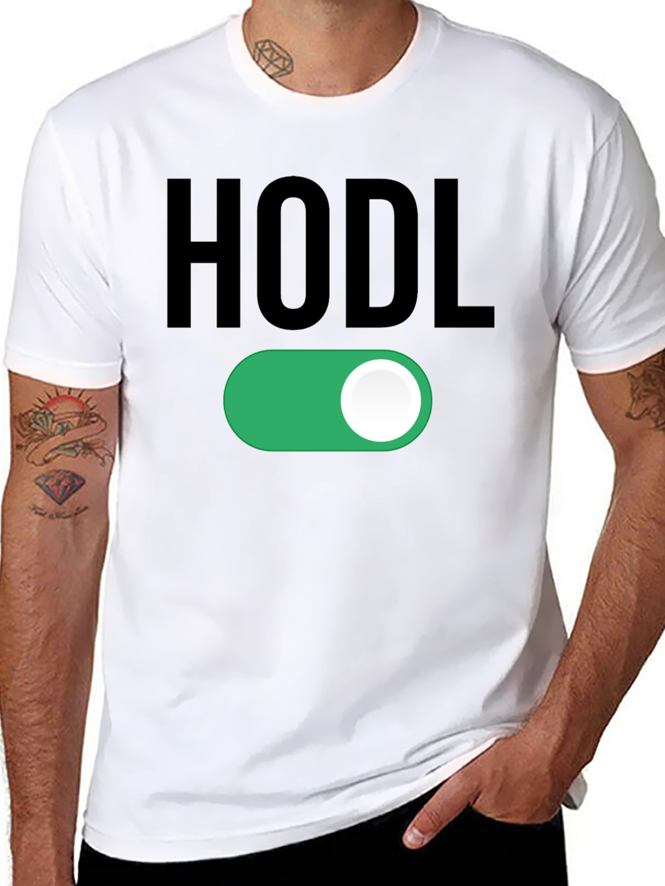 Camiseta HODL On - Diseño Cripto para Inversores