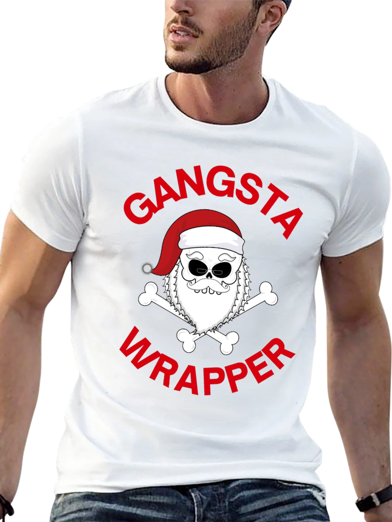 Camiseta Hombre Gangsta Wrapper